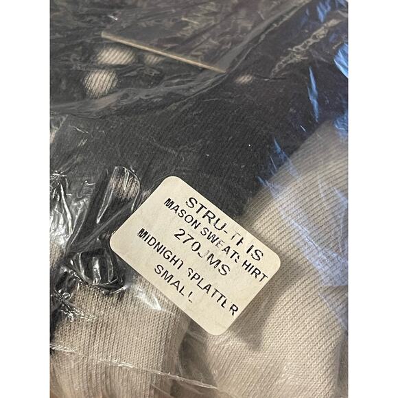 STRUT THIS Mason Oversized Sweatshirt in Midnight Splatter Small NWT - Picture 9 of 9